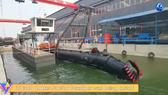 3500m3/H Sand Gold Mining Dredge Cutter Suction Dredger Mud Pumping Dredging for River